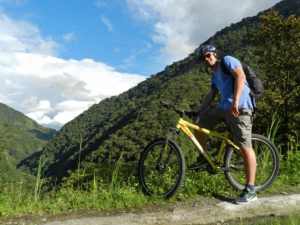 Mountainbiking Baños, Equador